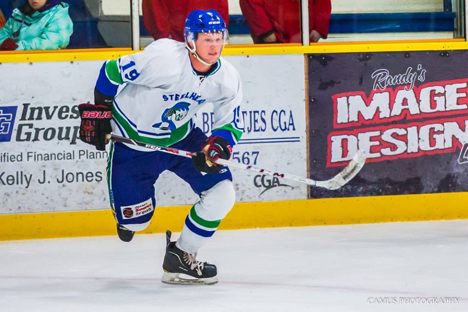 DeVries helps Steelheads win twice on road trip East