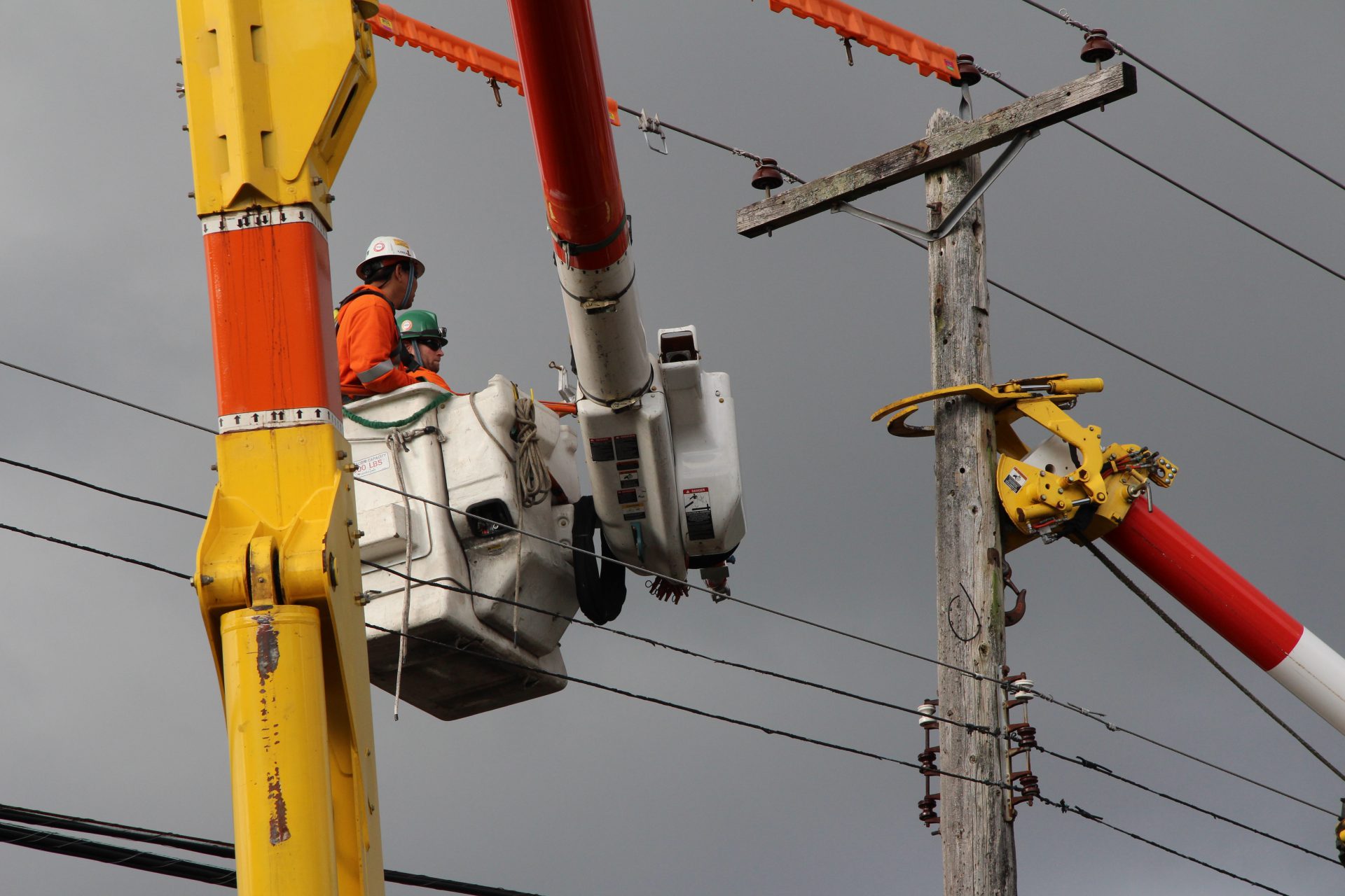 BC Hydro replacing 560 Smithers poles