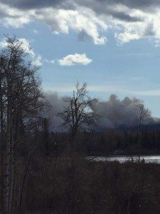 Photo taken from listener Trevor Louie, who says he's "5 minutes west of Fraser lk"