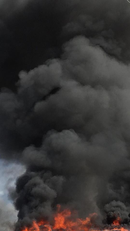 Telkwa Fire on Coalmine Road