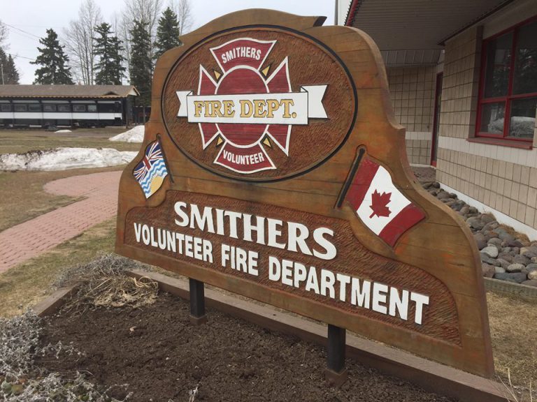 Shed fire extinguished outside Smithers