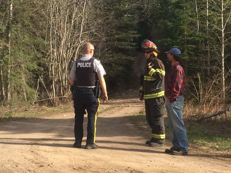 Monday night Fire near Tyhee Lake and Hislop Road