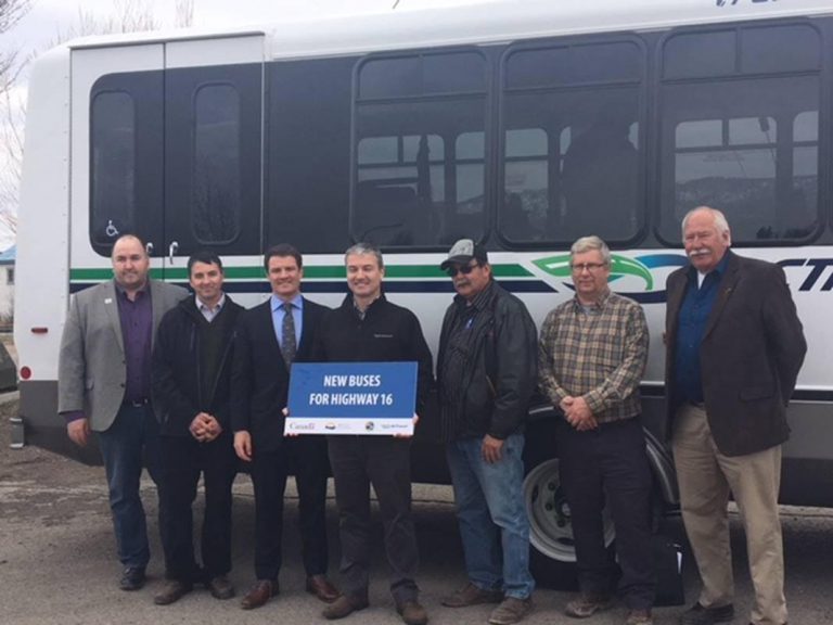 Three new buses connecting Burns Lake, Smithers, and Prince George