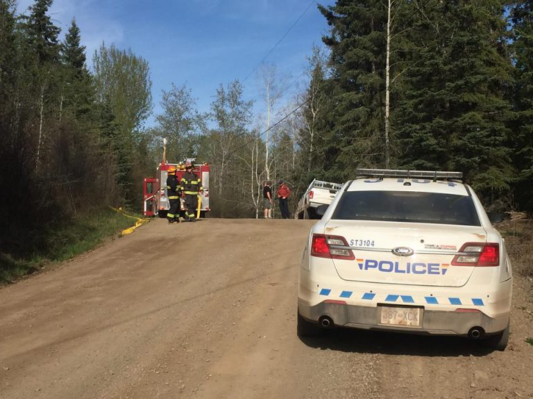 UPDATE: Monday night Fire near Tyhee Lake and Hislop Road