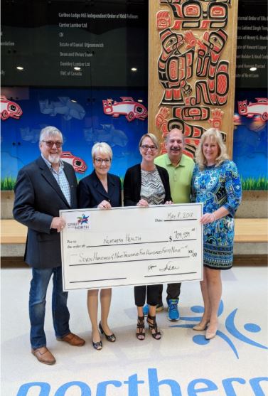 Spirit of the North gives Spring Grant to Northern Health