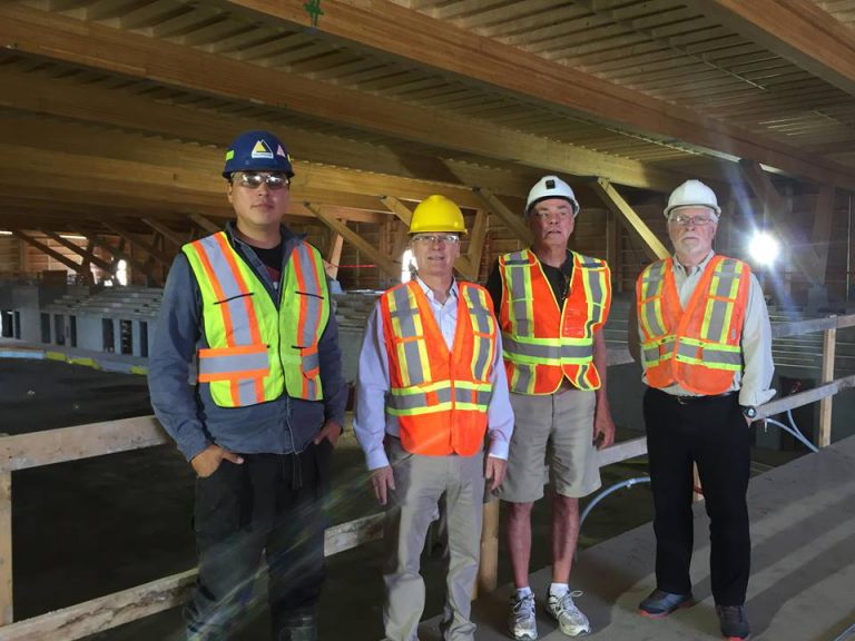 Doug Donaldson visits Upper Skeena Rec Centre