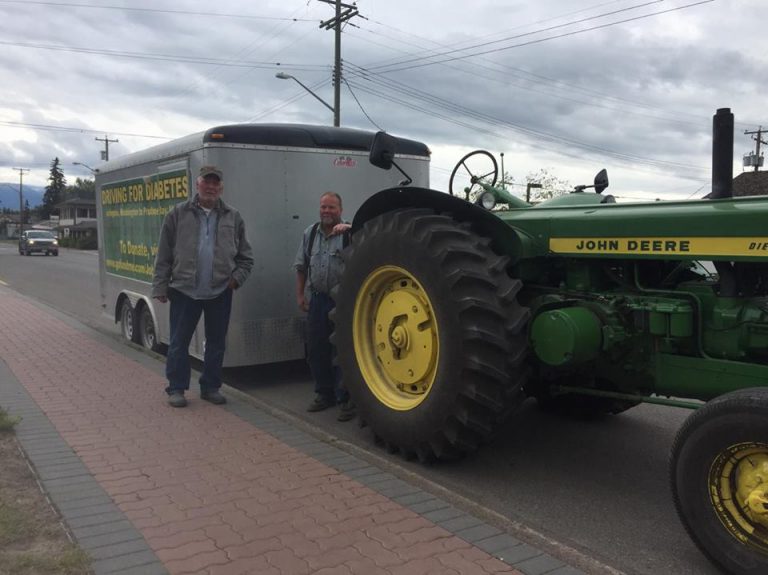 American farming buddies travel North to raise awareness for juvenile diabetes