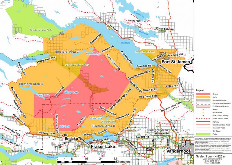 Shovel Lake fire evacuation update
