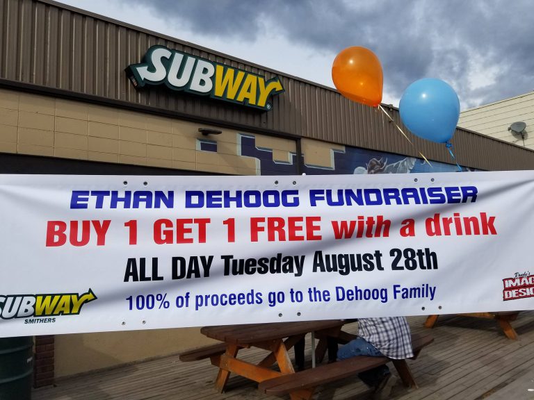 Smithers Subway serves sandwiches, smiles in Tuesday fundraiser