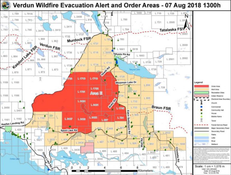RDBN expands Evacuation zones for the Verdun Mountain Wildfire