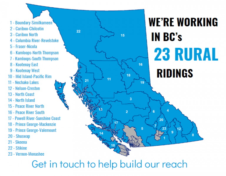 A political party focused on B.C.’s smaller communities