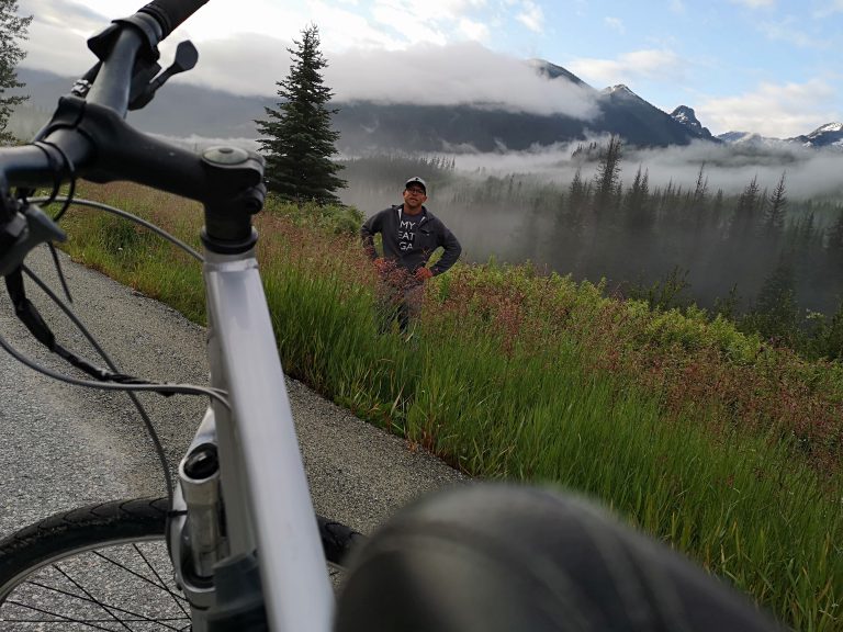 B.C. cyclist changes route, comes to Smithers