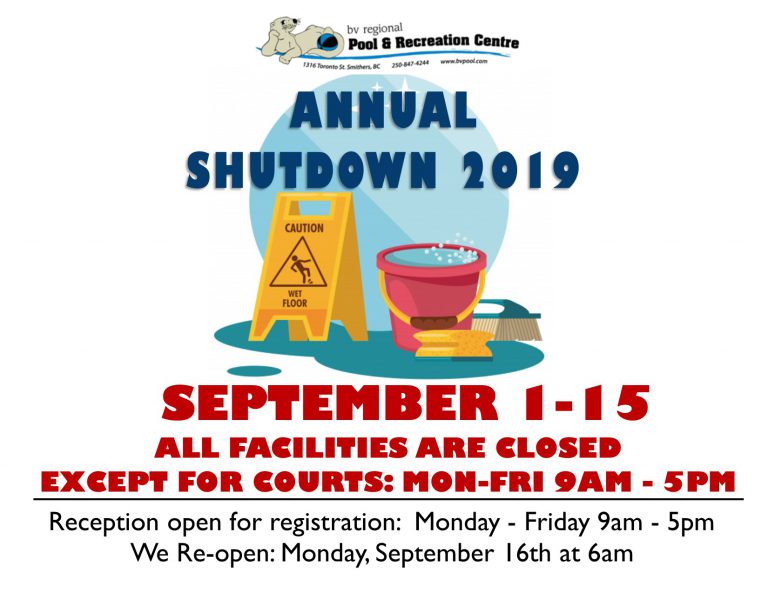 BV pool to close for annual shut down