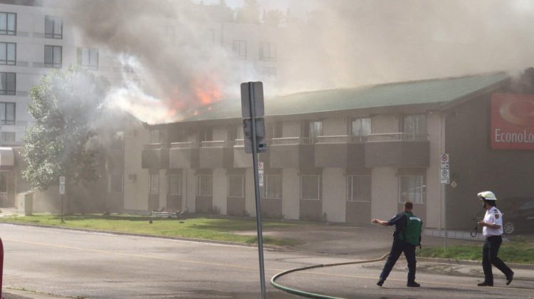 Burns Lake woman describes close call during Econo Lodge blaze in PG