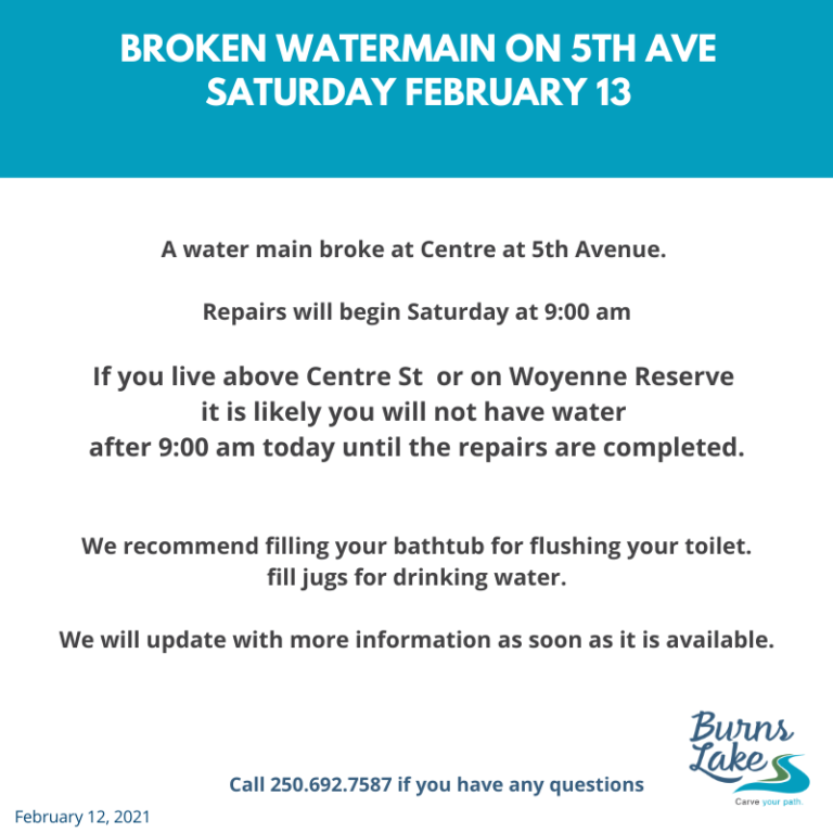Broken watermain repairs on 5th ave now underway