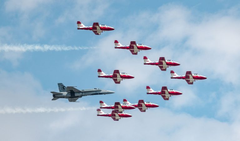 Canadian Forces soars over Smithers