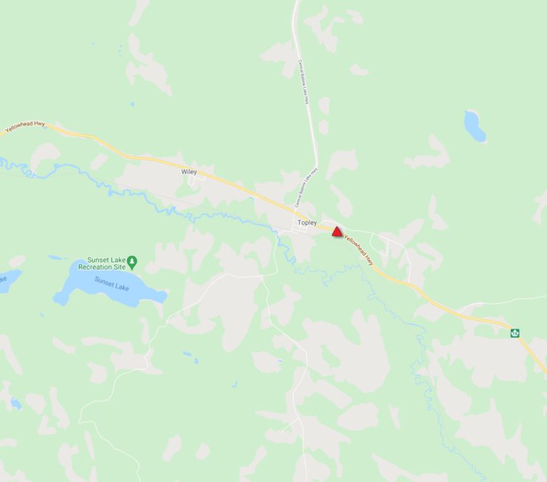 Section of Highway 16 closed following collision east of Topley