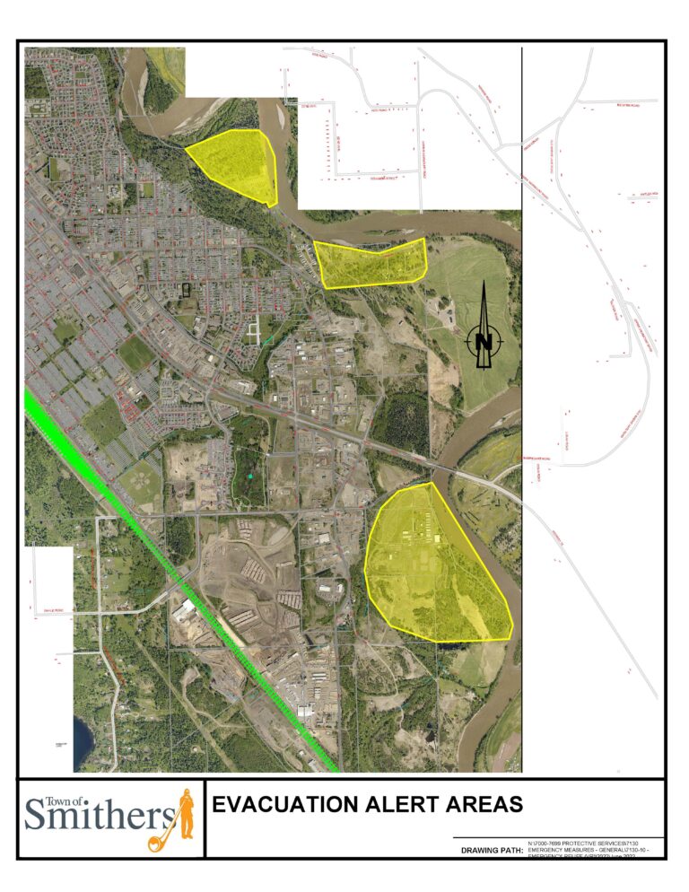 Evacuation Alert issued for the Town of Smithers