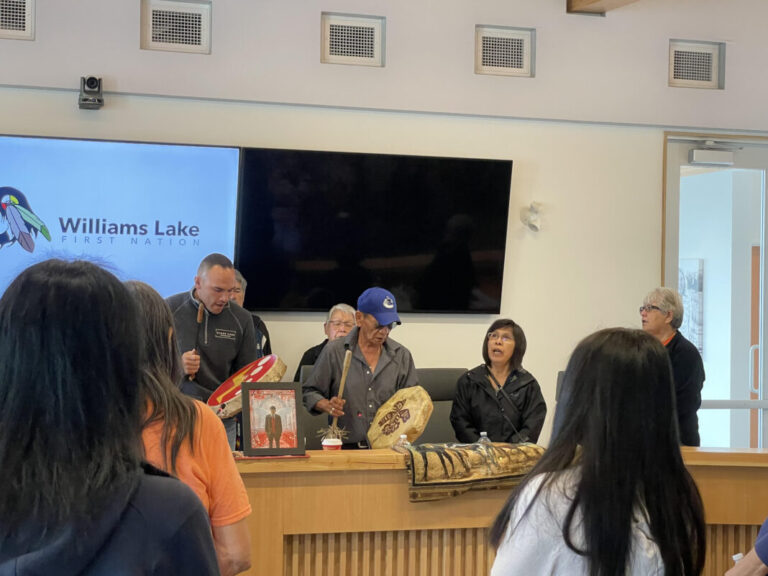 Family of Rojun Alphonse make emotional speeches and question Williams Lake RCMP response