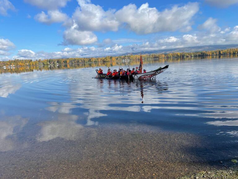 Smithers Friendship Centre launches war canoe to honour victims of residental schools