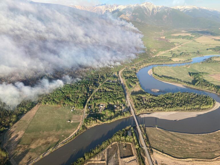 McBride Mayor says Teare Creek wildfire started from farmer burning field