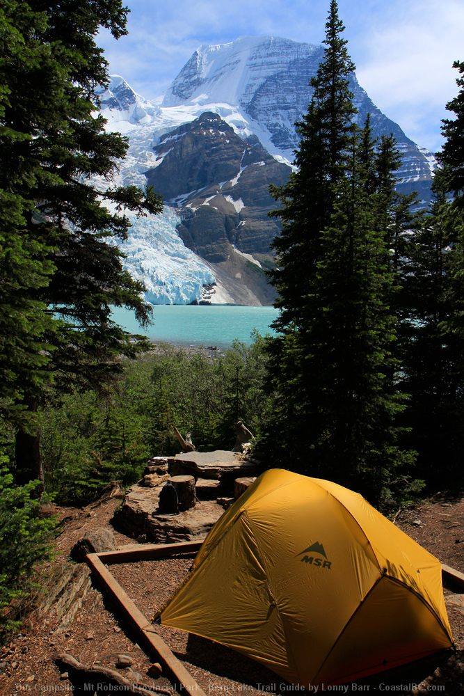 Berg lake campsites sale