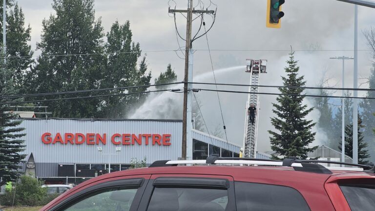 Fire crews extinguish fire at Smithers Canadian Tire