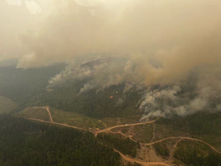Area restrictions implemented near Tintagel and Old Man Lake wildfires