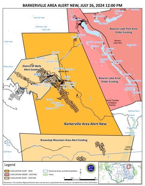 Barkerville/Bowron area residents join Wells, get green light to return home