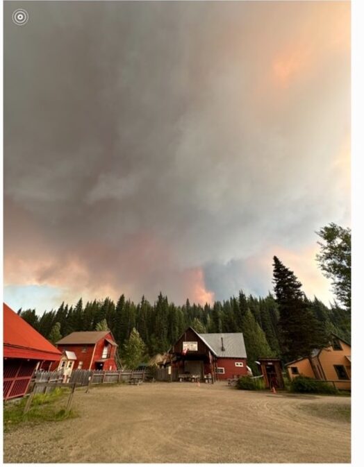 1,000 people affected as Wells/Barkerville/Bowron Lake residents evacuated due to large wildfire
