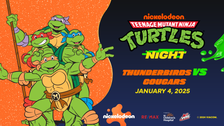 “Teenage Mutant Ninja Cougars” to don special threads for Nickelodeon Night