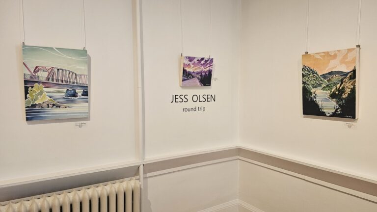 Two exhibits featuring in the Smithers Art Gallery