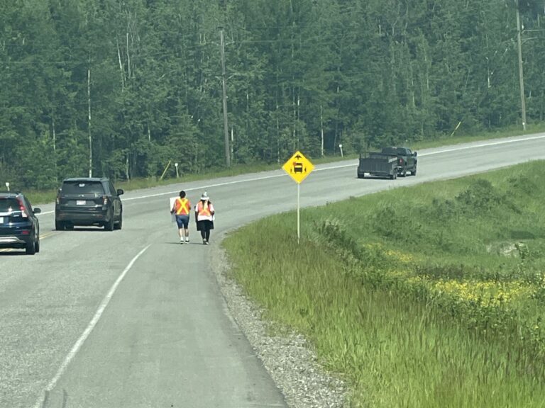 75-year-old mother walking Highway 16 raising awareness for MMIP